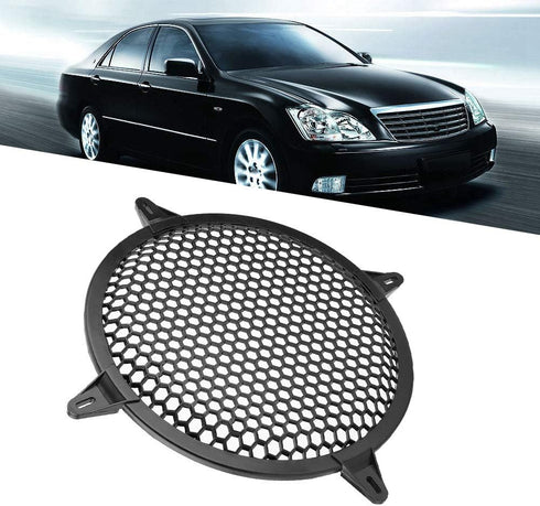 10in KIMISS Speaker Grill Cover, Circular Speaker Cover, SubWoofer Plastic Mesh Cover, Car Audio Cover Guard Woofer