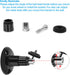 Adjustable Wall Mount for Wyze Cam Pan & Wyze Cam V3/Ring Camera, Indoor Outdoor Mount, 2 Pack Black