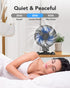 USB Desktop Small Fan - Stepless Speed Adjustment Portable Mini Fan, Quiet Powerful Airflow for Office Home