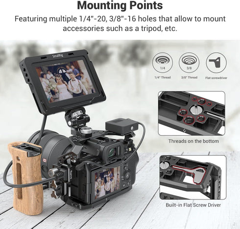 SMALLRIG Camera Cage for Sony Alpha 7S III / A7S III / A7SIII / A7S3-2999