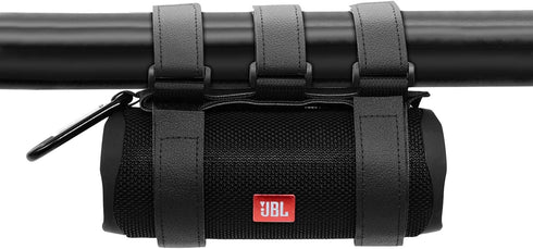 Portable Speaker Mount for Golf Cart Railing, Bike, or Boat - Waterproof Adjustable Strap for Most Bluetooth Speakers