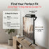 tiebutie 15 Lbs, No Drill Sound Bar Mount Top of TV Universal TV Top Shelf for Small Soundbars Up to Floating Sound Bar
