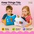 Gifts for Readers & Writers Tablet & Book Stand for Kids, Soft Reading Pillow, Book Holder with Pockets for Storage