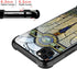 CARLOCA iPhone 11 Pro Case, Art Deco Stained Glass Window Pattern Design Shockproof Anti-Scratch Case for iPhone 11 Pro
