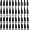 AITRIP 20 Pairs (40PCS) DC Socket 5.5mm x 2.1mm Female DC Barrel Jack Solder Connectors, Panel Mount Adapter