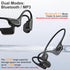 IP68 Swimming 32GB MP3 Swimming/Marathons/Showers/Cycling Waterproof Headphones, Bone Conduction Liquid Silicone