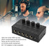 DAUERHAFT 4 Channel Stereo Headphone Amp - Ultra Low Noise Mini Earphone Splitter for Sound Reinforcement (US Plug)
