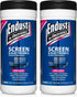 Endust For Electronics Cleaning Wipes, 140 Count (Pack of 2), Pre-Moistened, Alcohol & Ammonia Free
