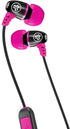 JLab Metal Wireless Rugged Earbuds - Black/Pink, Bluetooth 5.0, 6-Hour Battery, IP55 Sweat Proof, 8mm Drivers, Noise