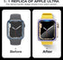 Tensea 2-in-1 Waterproof Apple Watch Screen Protector Case, SE 2nd Generation, iWatch Face Cover, 44mm