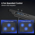 Laptop Cooling Pad, Gaming Laptop Cooler with 6 Quiet Fans, Fits 12-17 Inch Laptop, USB Powered, 7 Adjustable Height