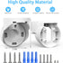 XLTTYWL Nest Flood Light Camera Outdoor Eave Mount Bracket, ABS Protective Case for Google Nest Cam with Floodlight