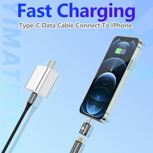 USB C to Lightning Adapter 20W PD Fast Charging Data Transfer, 2 Pack USB C Female to Lightning Male Adapter