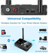 Bluetooth 5.3 Receiver for Home Stereo, Low Latency & HD Music Audio Bluetooth to RCA Adapter for Home Streaming