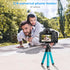 UBeesize Compact Flexible Tripod Stand with Wireless Remote - Blue