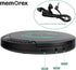 Memorex MX-DM80 Portable CD Player | Compact Disc Player with Anti-Shock Technology | LCD Display, Stereo Earbuds, Low