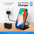 NiYo Portable Foldable Wireless Phone Charger Stand, Fast Charging for Qi Enabled Devices