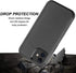 Heavy Duty iPhone 11 Case - Black, 3-Layer Shockproof & Dropproof Protection, Wireless Charging Compatible.