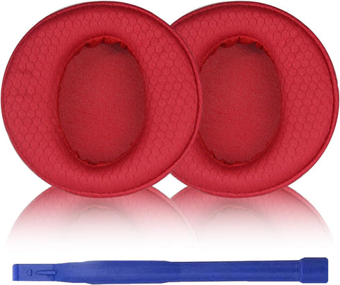 Quick Fit Replacement Earpads for Sony MDR-XB950BT XB950B1 XB950N1 XB950AP Bluetooth Headphones (Red)