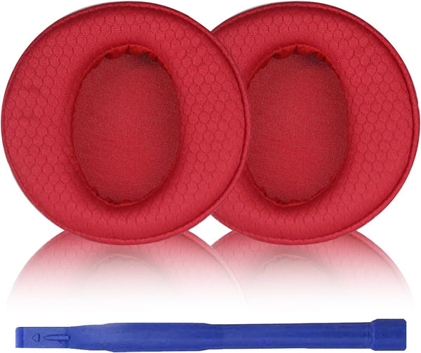 Quick Fit Replacement Earpads for Sony MDR-XB950BT XB950B1 XB950N1 XB950AP Bluetooth Headphones (Red)