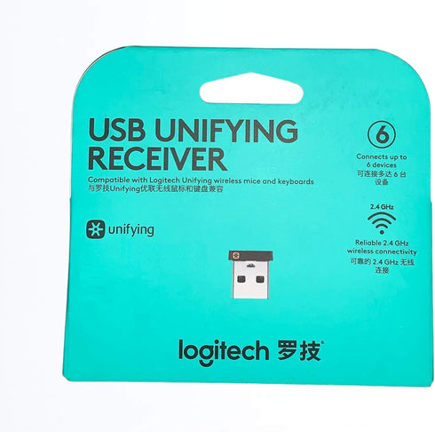 Logitech USB Unifying Receiver - 2 Pack for Personal Computer