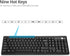 SIIG Jk-WR0T12-S1 Standard Size 102Key Wireless Keyboard with 3Button Wireless Optical Mouse in Black