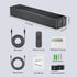 Small Sound Bar for TV, PC, Gaming | Mini TV Speaker Soundbar with Bluetooth/HDMI ARC/Optical/AUX/USB Connections