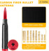 Universal Carbon Fiber 50 Cal Bullet Antenna, Fits Chevy GMC Ford Jeep Dodge Toyota, 5.5" AM/FM Radio