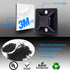 50 Sets Cable Zip Tie Mounts Kit with Self Adhesive, Black 6" Zip Ties, Sticky Cable Clips for Management