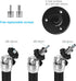 Mini Ceiling Wall Projector Mount Stand, Compatible with QKK, DR.J, DBPOWER, Anker, VANKYO, and More (175mm, Black)