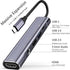 USB C to HDMI Adapter Dex Dock for Galaxy S25/S24/S23/S22/Note20/TabS9/S8/S7, 4K HDMI, Type-C Hub with Audio Jack