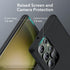ESR Galaxy S23 Ultra Case - Slim, Military-Grade Protection, 3 Stand Modes, Boost Kickstand, Black Cover.