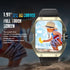 Smart Watches for Men, 1.91" Curved Screen 5ATM Waterproof Military Fitness Tracker for Android iOS