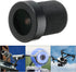 uxcell 6mm CCTV Camera Lens 5MP F2.0 FPV Wide Angle Security Lens M12 Threaded Dia for IP Camera Panoramic, Black 2Pcs