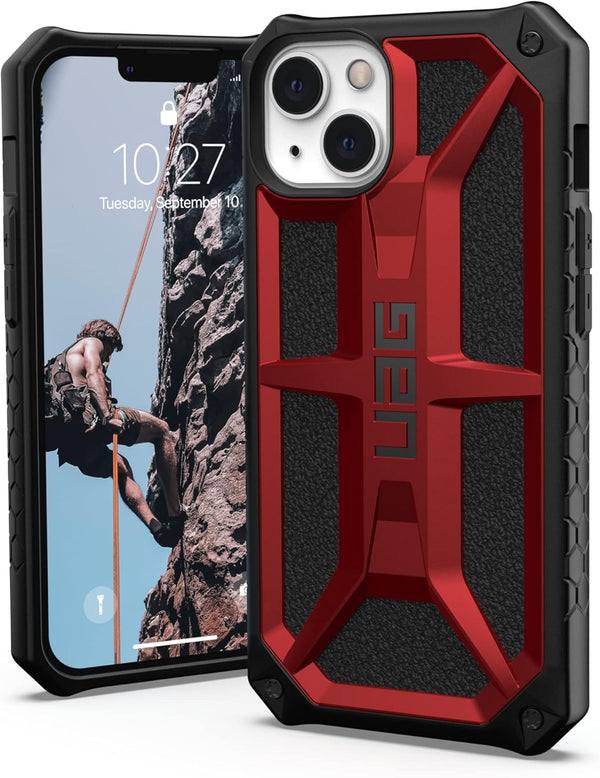 URBAN ARMOR GEAR UAG Designed for iPhone 13 Case Red Crimson Rugged Lightweight Slim Shockproof