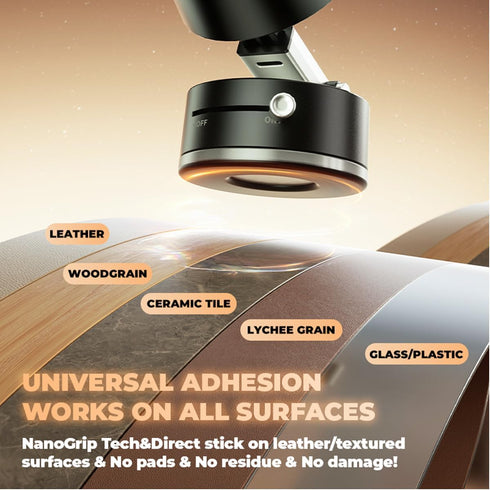 Mayten Magnetic Phone Holder StandSuction Phone Mount with Vacuum+TPU Gel Design for All Surfaces, Car Mount