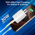 iPhone 16 15 Fast Charging Charger, 30W USB C Block with 10FT Cable for iPhone 15 16 Plus Pro Max