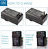BM Premium LP-E12 Battery and Charger Kit for Canon EOS-M, EOS M2, M10, M50, M50 Mark II, M100, M200, SX70 HS