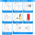 10pcs Sticky Adhesive Replacement for Pops Wallet+ & Wallet Plus Base, 3M VHB Double-Sided High Stickiness