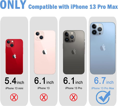 Compatible with iPhone 13 Pro Max Case, Clear Glitter Sparkle Slim Bumper Cover, Soft Shockproof Phone Case (6.7 inch)