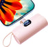 Mini Power Bank, 5500mAh Capsule Power Phone Charger with Dual USB-C Ports for iPhone 15/15 Pro Max, Android
