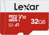 Lexar E-Series 32GB Micro SD Card, UHS-I Flash Memory Card with Adapter, 100MB/s, Full HD