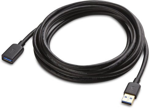 Cable Matters Long USB to USB Extension Cable 10 ft (USB 3.0 Extension Cable/USB Extender) in Black for Webcam, VR Headset, Printer, Hard Drive and More - 10 Feet by Cable Matters