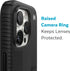 Speck Presidio2 14 Grip - Non-Slip iPhone Pro Case (Black/Black/White)