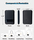 USB Type C to C Charging and Data Transfer Cable with 3 Adapters in Credit Card Size Case