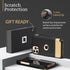 Compatible iPhone 12 Wallet Case for Women & Men, Slim Durable Faux Leather Flip Case with Card Holder - Golden Dusk