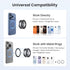 Itramax Stand,360 17 16 15 14 13 12 Magnetic Phone Holder for Gym,Double Ring Magnetic Gym Phone Adjustable Cell-Phone