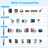 Lightning to 1/4 TRS Audio Stereo Cable, 3 in 1 to 1/4 Male Aux Audio Cord Compatible with iPad, iPhone 13 Pro for
