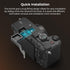 SmallRig Thumb Grip for Sony Alpha 7C II/Alpha 7CR/Alpha 7C, Ergonomic Design, Built-in Cold Shoe, 8g (Black) - 4820
