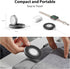 5W Fast Wireless Charger for Apple Watch, Aluminum Alloy Portable Magnetic Charging Station with USB-C Cable